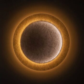 Ingo Maurer MOODMOON nástenné LED, RGBW, okrúhle