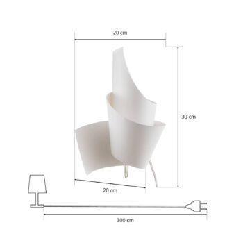 Ingo Maurer Oop's 2 nástenné svietidlo z papiera