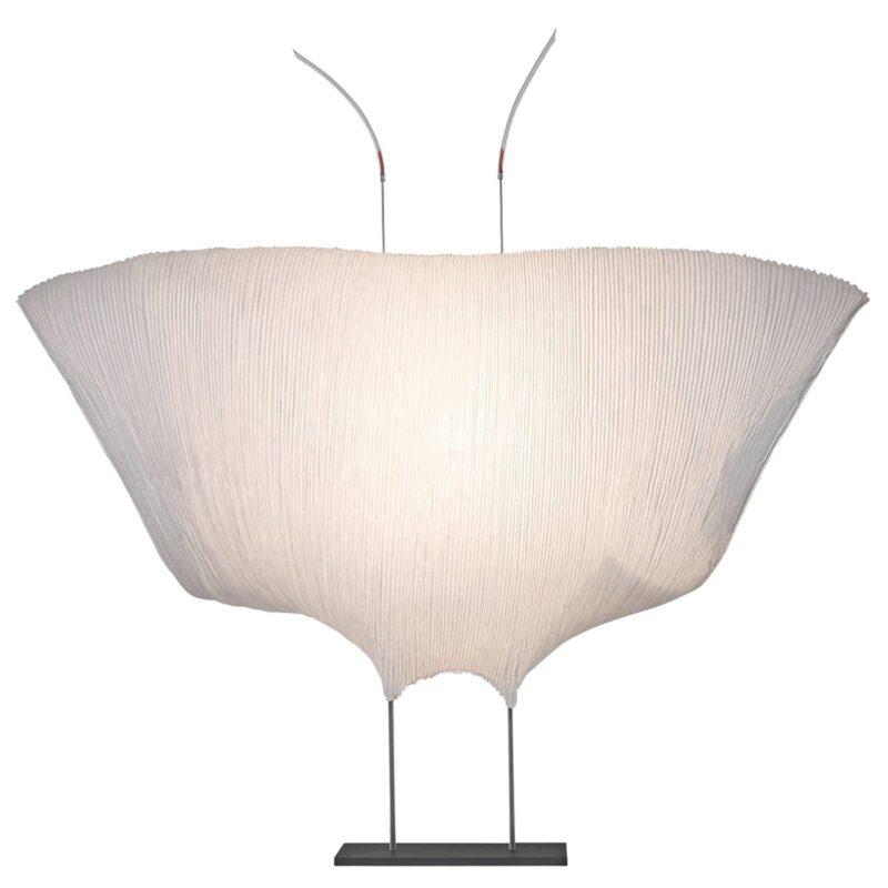Ingo Maurer Samurai, stolná LED lampa z papiera Ingo Maurer Samurai, stolná LED lampa z papiera