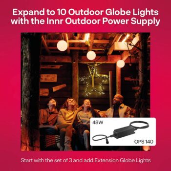 Innr Smart Outdoor Globe Colour LED guľa, doplnok