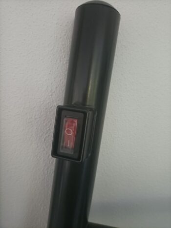 Instalprojekt - Elektrický sušiak ESCADA 1 - Farba radiátora - C34 biela matná, Rozmer radiátora - 600 x 1600 mm, výkon 160 W RADESCE134