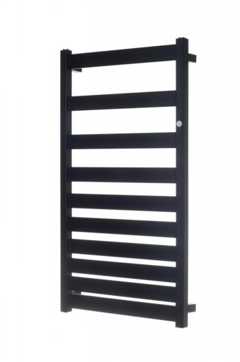 Instalprojekt - Kúpeľňový radiátor Belt - Pripojenie radiátora - Spodná pripojenie, Radiátory - Farebné prevedenie HL - Čierna, Rozmer radiátora HL - 500 × 1573 mm, výkon 581 W RADBEL501631