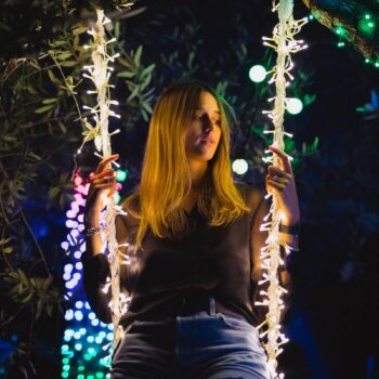Inteligentná LED svetelná clona Twinkly pre aplikáciu, RGBW
