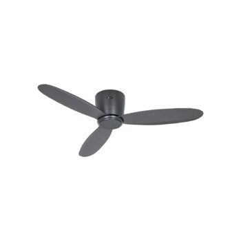 Inteligentný stropný ventilátor Eco Plano II, Ø 112 cm, sivý, DC