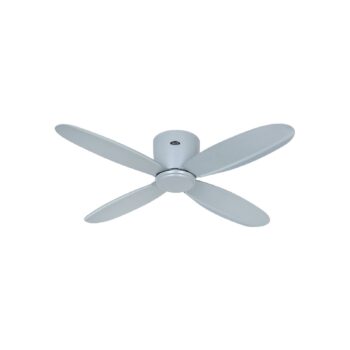 Inteligentný stropný ventilátor Eco Plano II, Ø 112 cm, svetlo sivý, DC