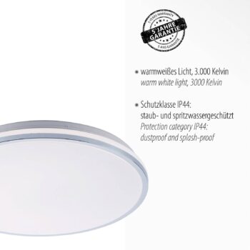 Isabell LED stropné svietidlo, Ø 49 cm