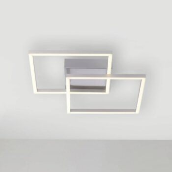 Iven LED stropné svietidlo, oceľ, 35,9x35,9cm