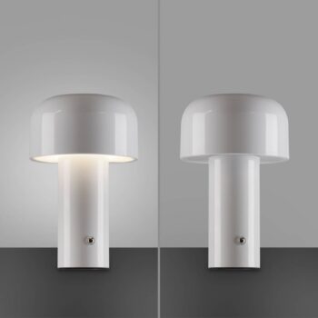 JUST LIGHT. Dobíjacia stolná lampa Agnes LED, biela, železo, CCT