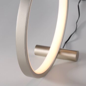 JUST LIGHT. LED stolová lampa Mini Ritus, Ø 25 cm, železo