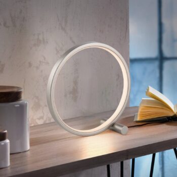 JUST LIGHT. LED stolová lampa Mini Ritus, Ø 25 cm, železo