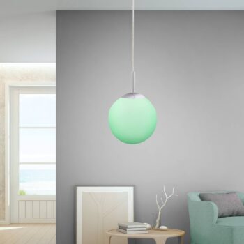 JUST LIGHT. LED závesné svietidlo LOLAsmart Bolo, Ø 20 cm, RGB, CCT