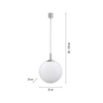 JUST LIGHT. LED závesné svietidlo LOLAsmart Bolo, Ø 25 cm, RGB, CCT