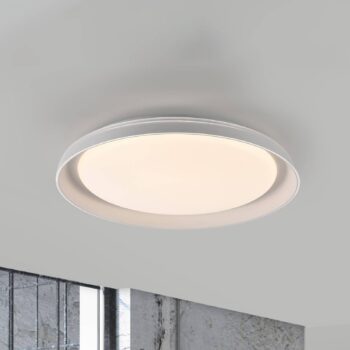 JUST LIGHT. Sati LED stropné svietidlo, plast, biela