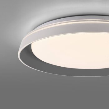 JUST LIGHT. Sati LED stropné svietidlo, plast, sivá