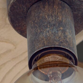 Jednoduché vintage stropné svietidlo Rati