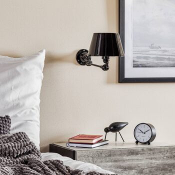 Jieldé Aicler AID701 kĺbové nástenné svetlo čierne