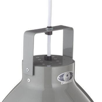 Jieldé Augustin A360 závesná lampa lesklá sivá