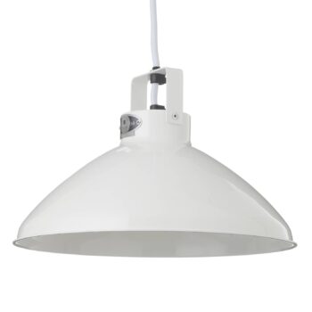 Jieldé Beaumont B240 závesná lampa lesklá biela