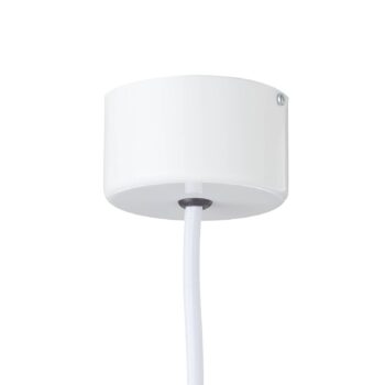 Jieldé Dante D450 závesná lampa, biela, Ø 45 cm