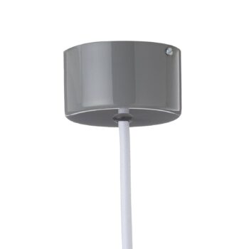 Jieldé Dante D450 závesná lampa, sivá, Ø 45 cm
