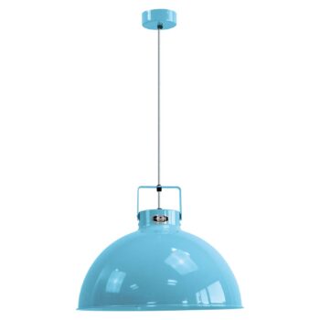 Jieldé Dante D450 závesná lampa svetlomodrá Ø 45