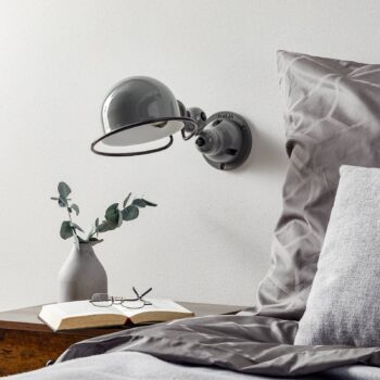 Jieldé Loft D1000 nástenné svietidlo Priemyselná sivá