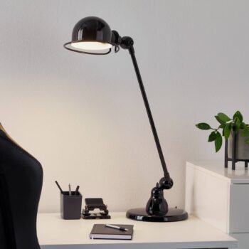 Jieldé Loft D6000 stolná lampa, čierna