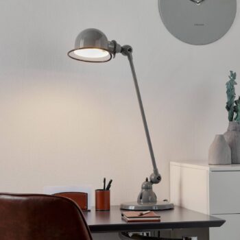 Jieldé Loft D6000 stolná lampa, sivá