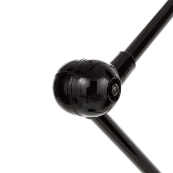 Jieldé Loft D9406 stojaca lampa 6x40 cm, čierna