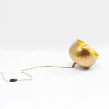 KARE Apollon stolová lampa zlatá matná Ø 28 cm