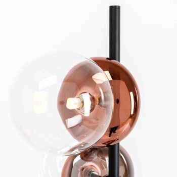 KARE Double Bubble stojacia lampa medená