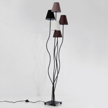 KARE Flexibilná stojacia lampa Mocca Cinque