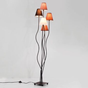 KARE Flexibilná stojacia lampa Mocca Cinque