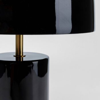 KARE Loungy stolová lampa, čierna