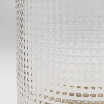 KARE Váza LA Noble, výška 30 cm, sklo, zlatá/čierna, ručná výroba