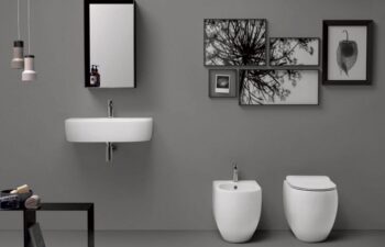 KERASAN - FLO WC misa 36x51,5cm, spodný/zadný odpad, biela 311601