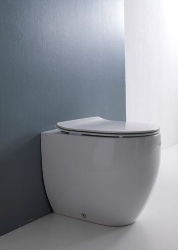 KERASAN - FLO WC sedátko, SLIM, Soft Close, biela 319101