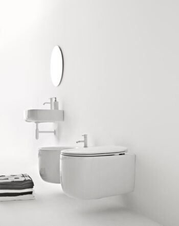 KERASAN - NOLITA WC sedátko, SLIM, Soft Close, biela 539101