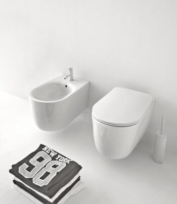 KERASAN - NOLITA WC sedátko, SLIM, Soft Close, biela 539101