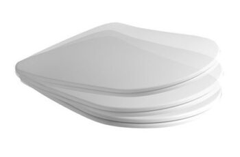 KERASAN - NOLITA WC sedátko, SLIM, Soft Close, biela 539101