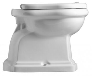 KERASAN - RETRO WC misa 38,5x59cm, zadný odpad, biela 101101