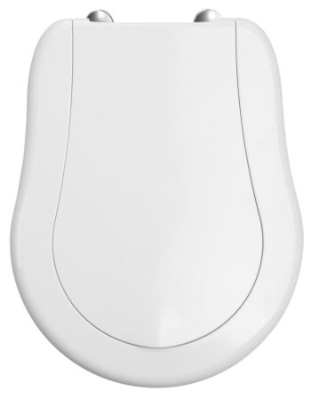 KERASAN - RETRO WC sedátko, Soft Close, biela/chróm 108901