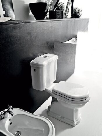 KERASAN - RETRO nádržka k WC kombi, biela 108101