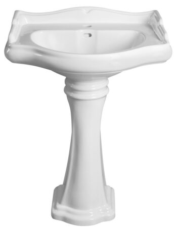 KERASAN - RETRO univerzálny keramický stĺp k umývadlam 56,69,73cm, biela 107001