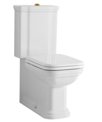 KERASAN - WALDORF WC kombi misa 40x68cm, spodný/zadný odpad, biela 411701