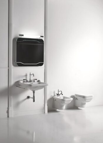 KERASAN - WALDORF závesná WC misa, 37x55cm, biela 411501