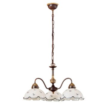 KOLARZ Nonna – závesná lampa bielo-modrá