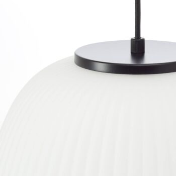 Kaizen závesná lampa, dĺžka 105 cm, opál, 3 svetlá sklo/kov