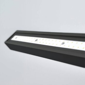 Kancelárska stojacia lampa Arcchio LED Jolinda, sada 2 ks, čierna, 4 000 K