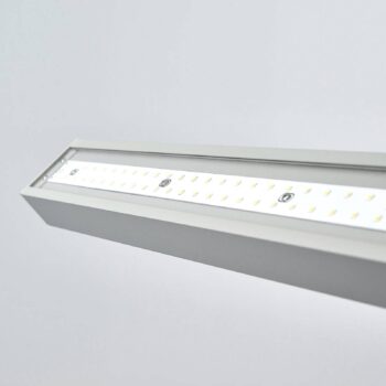 Kancelárska stojacia lampa Arcchio LED Jolinda, sada 2 ks, strieborná, 4 000 K